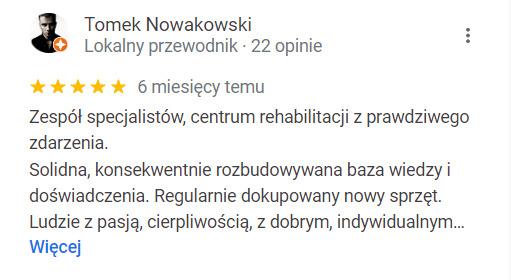 Zobacz opinię w Google Maps